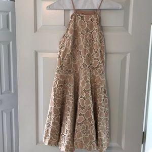 Scalloped-top lace Tularosa dress